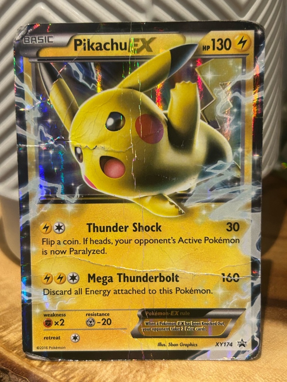 Pokémon Pikachu EX 2016 Holo Rare, Collectible, Fan Favorite